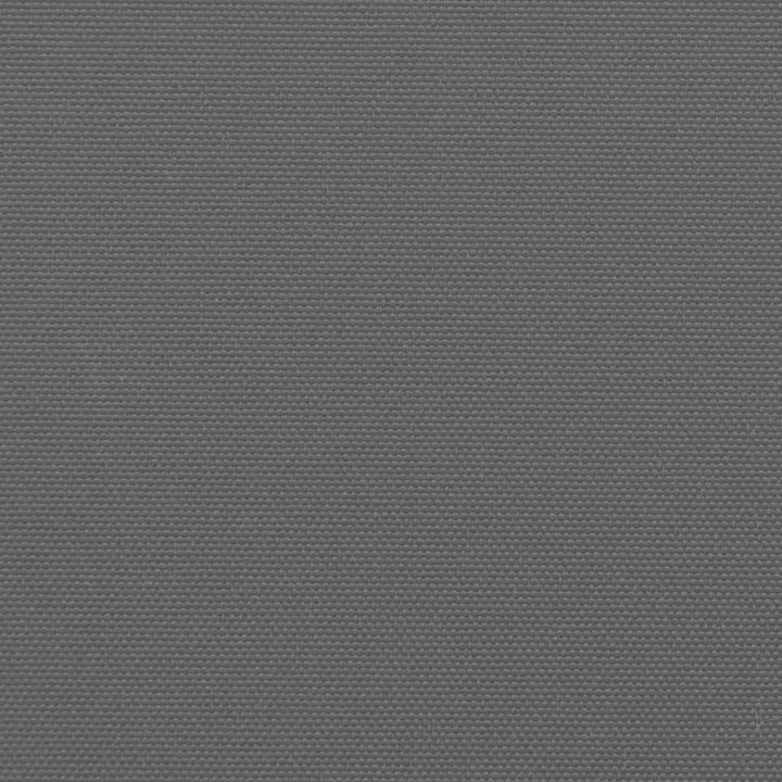 sammenrullelig sidemarkise 160 x 600 cm antracitgrå
