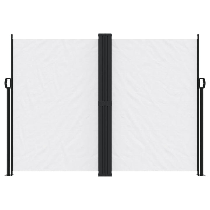 sammenrullelig sidemarkise 180x600 cm hvid