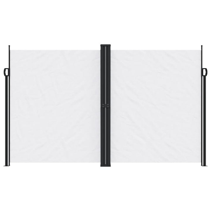 sammenrullelig sidemarkise 200x600 cm hvid