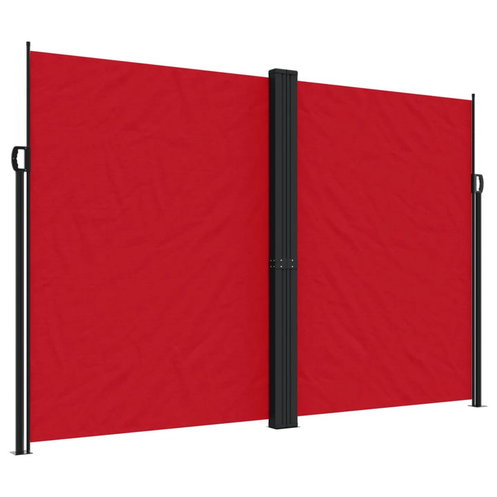 sammenrullelig sidemarkise 220x600 cm rød