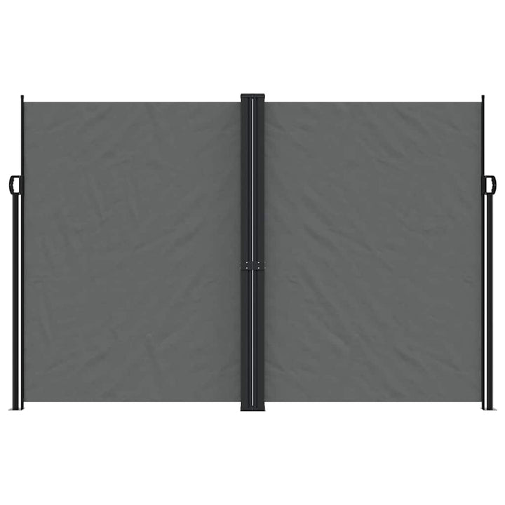 sammenrullelig sidemarkise 220x600 cm antracitgrå