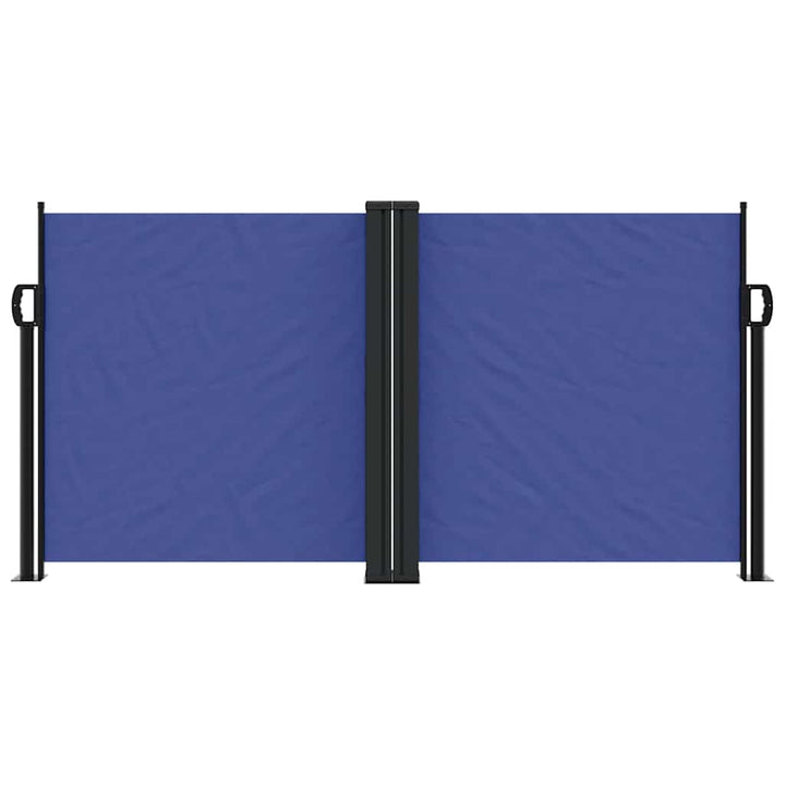 sammenrullelig sidemarkise 120 x 1000 cm blå