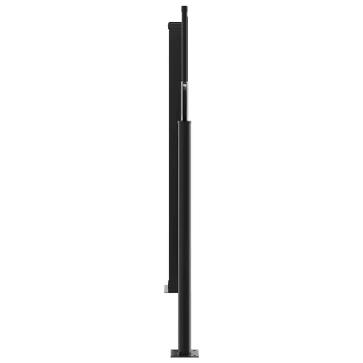 sammenrullelig sidemarkise 120 x 1000 cm blå