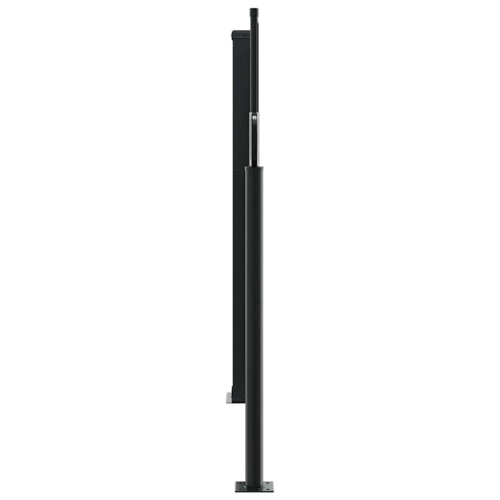 sammenrullelig sidemarkise 120x1000 cm hvid