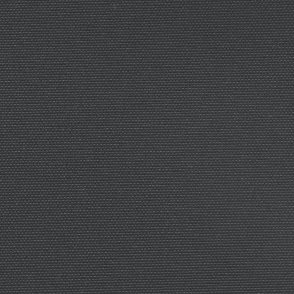 sammenrullelig sidemarkise 140 x 1000 cm sort