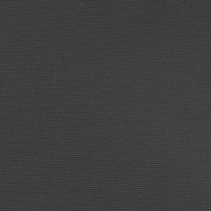 sammenrullelig sidemarkise 140 x 1000 cm sort