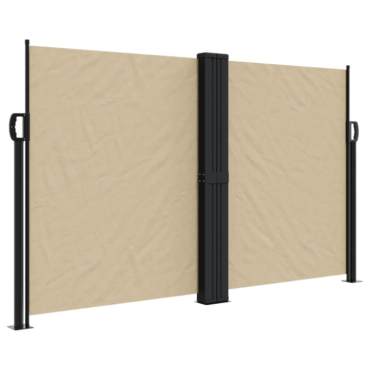 sammenrullelig sidemarkise 140x1000 cm beige