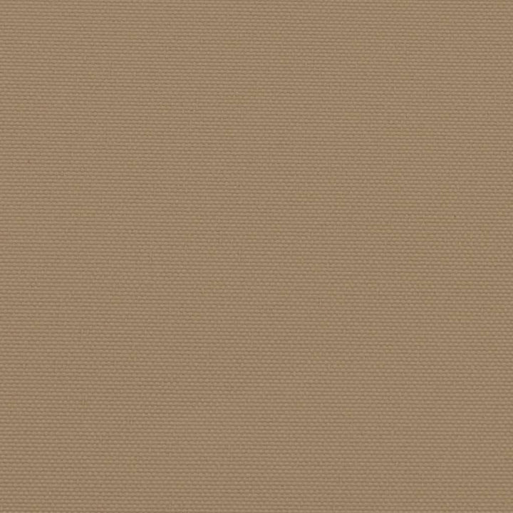 sammenrullelig sidemarkise 140x1000 cm gråbrun