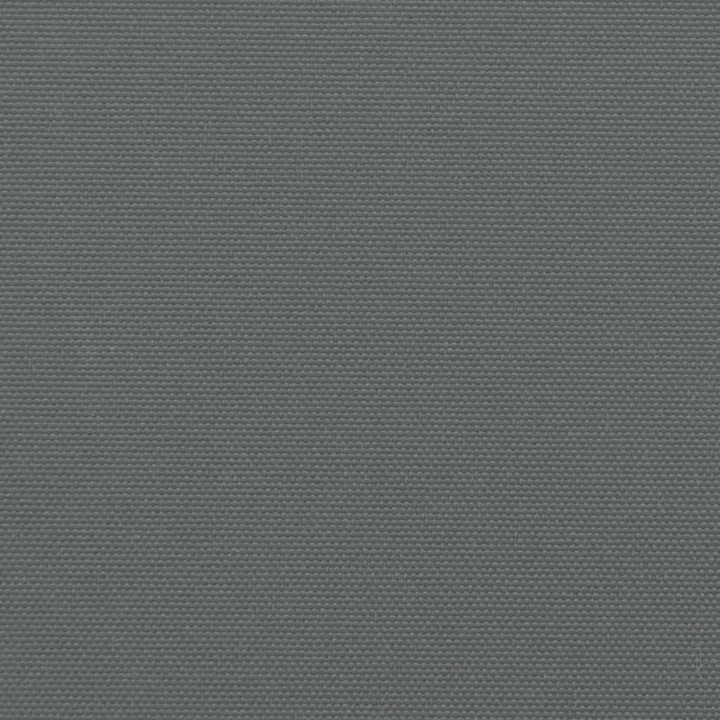 sidemarkise 160x1000 cm sammenrullelig antracitgrå