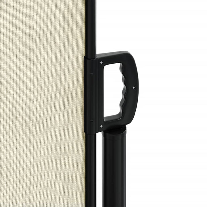 sammenrullelig sidemarkise 180x1000 cm cremefarvet