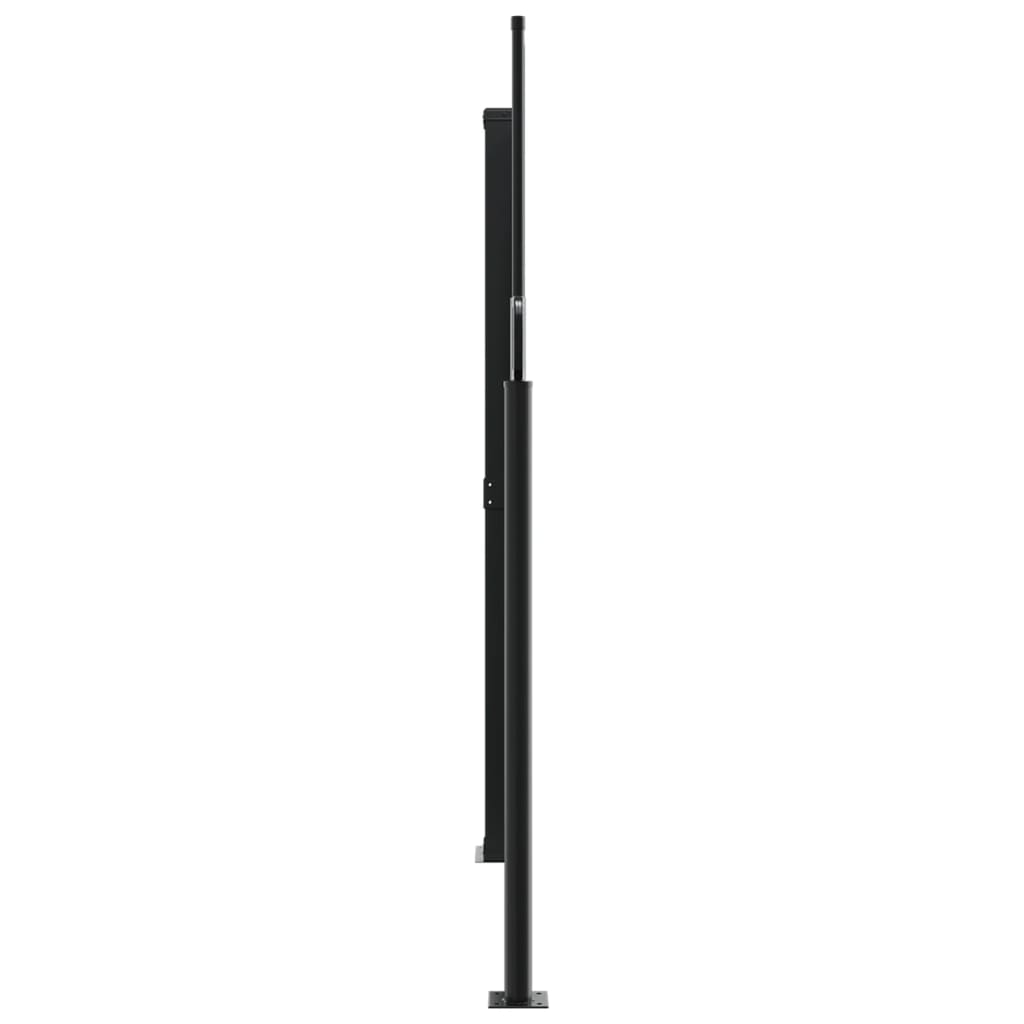 sammenrullelig sidemarkise 180x1000 cm blå