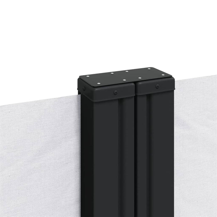 sidemarkise 200x1000 cm sammenrullelig hvid