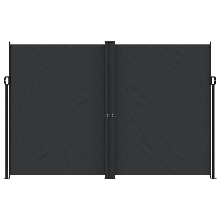 sammenrullelig sidemarkise 220x1000 cm sort