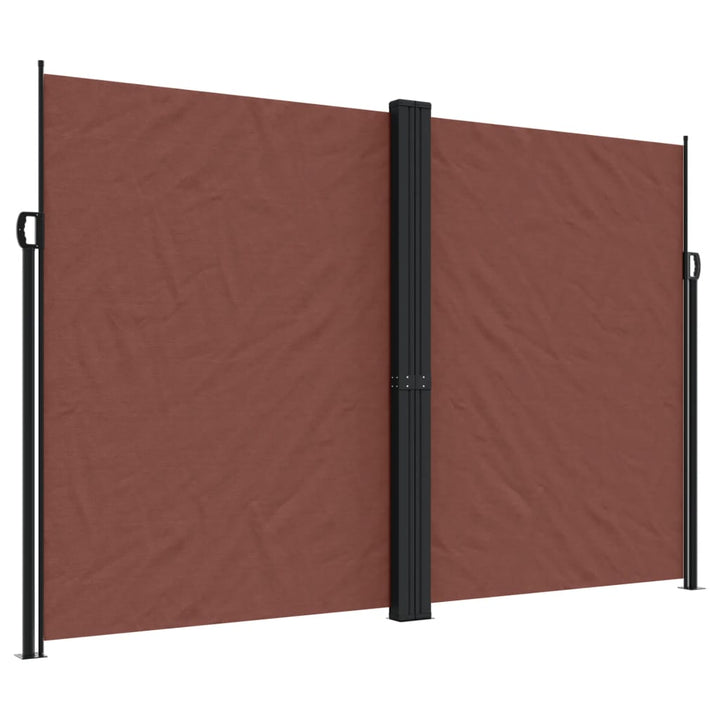 sammenrullelig sidemarkise 220x1000 cm brun