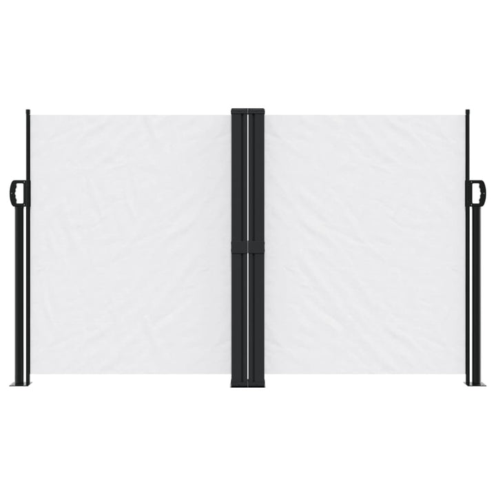 sidemarkise 140x1200 cm sammenrullelig hvid