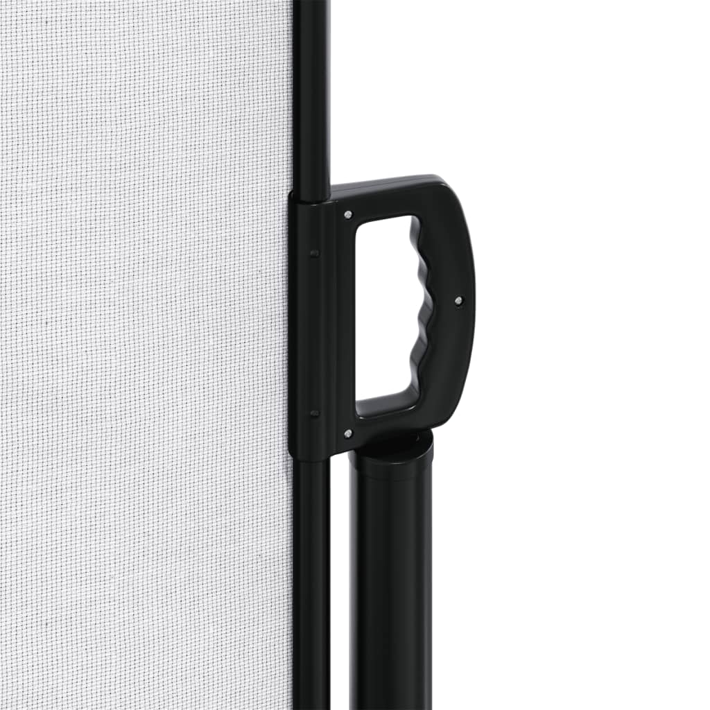 sidemarkise 160x1200 cm sammenrullelig hvid