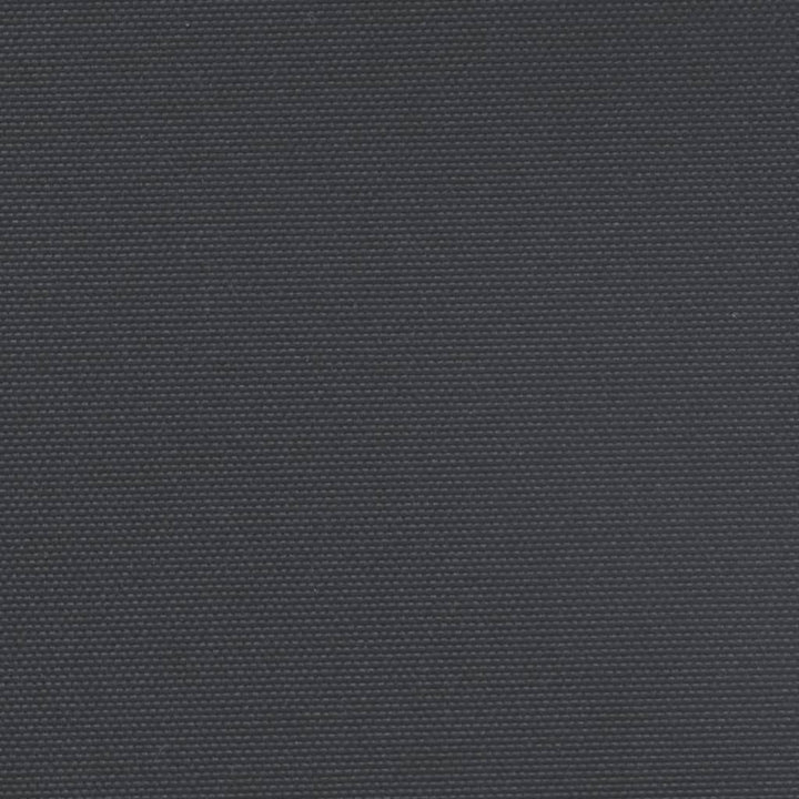 sammenrullelig sidemarkise 180x1200 cm sort