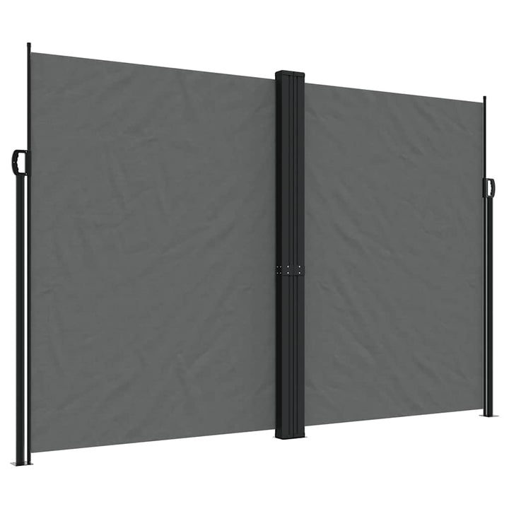 sammenrullelig sidemarkise 220x1200 cm antracitgrå