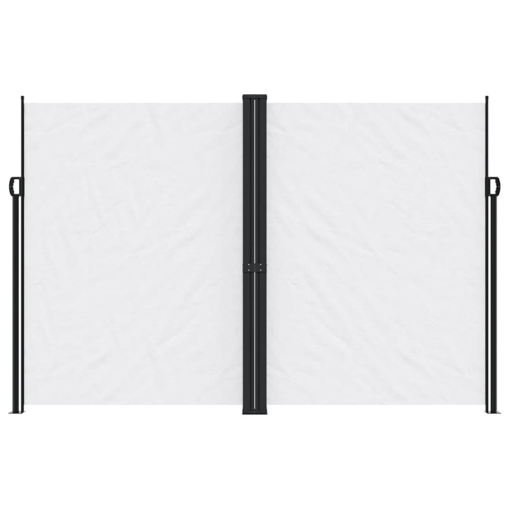 sidemarkise 220x1200 cm sammenrullelig hvid