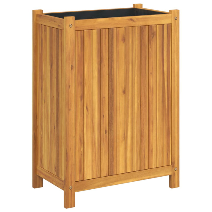 plantekasse med for 54x31x75 cm massivt akacietræ