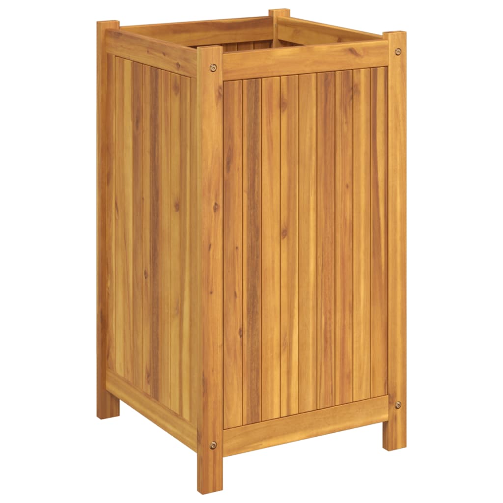 plantekasse med for 42x42x75 cm massivt akacietræ