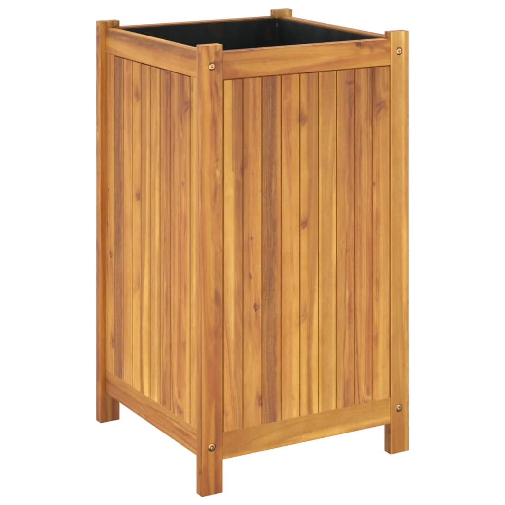 plantekasse med for 42x42x75 cm massivt akacietræ