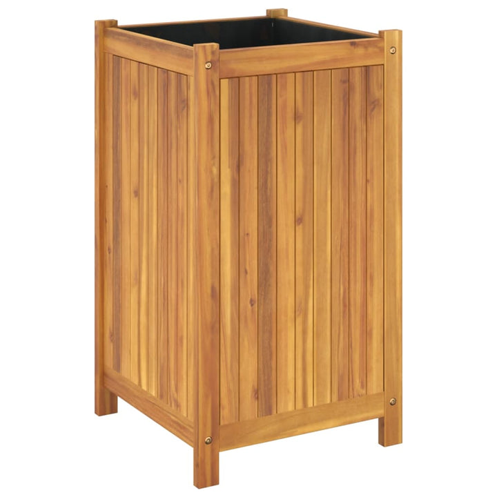 plantekasse med for 42x42x75 cm massivt akacietræ
