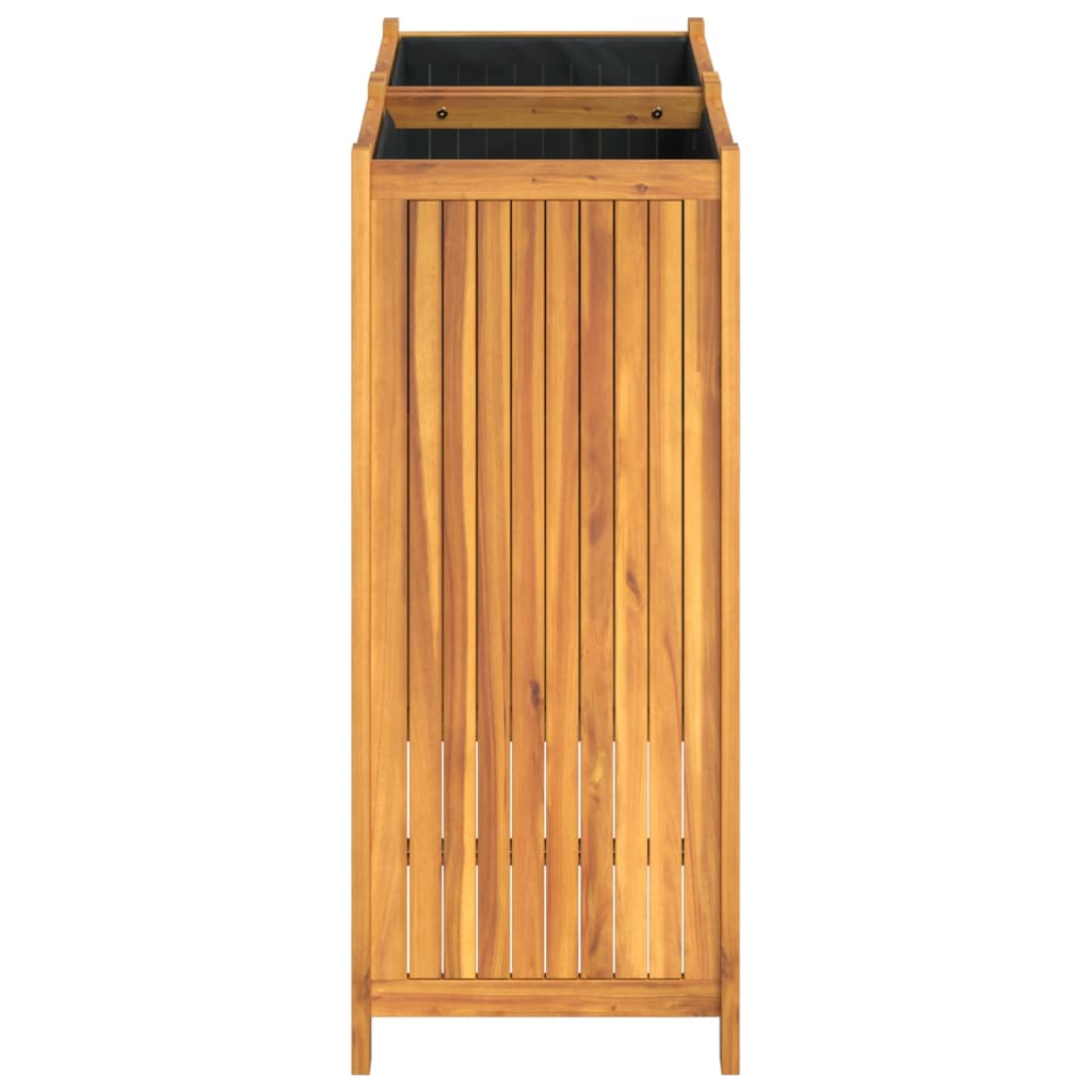 plantekasse med for 84x42x100 cm massivt akacietræ