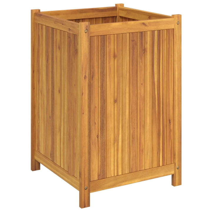 plantekasse med for 50x50x75 cm massivt akacietræ