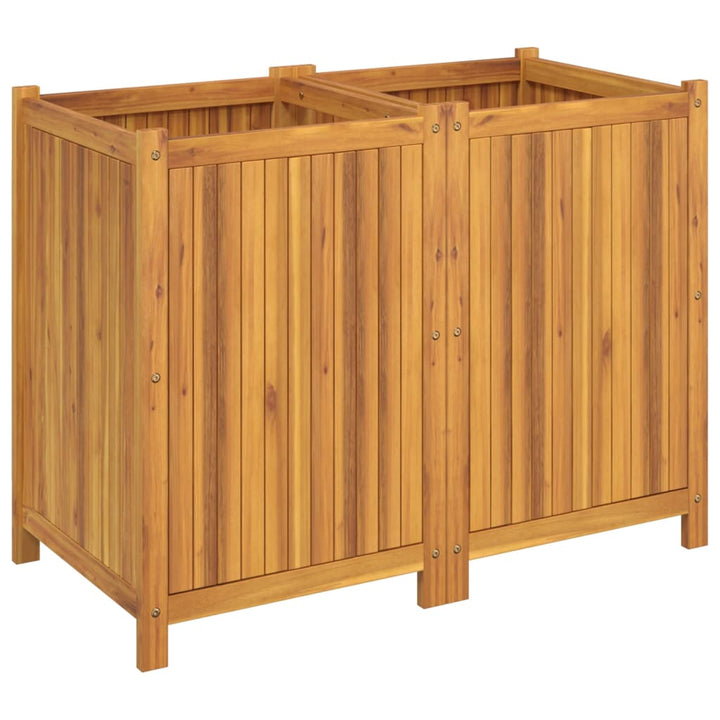 plantekasse med for 100x50x75 cm massivt akacietræ