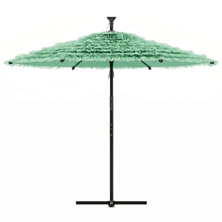haveparasol med stålstang 269x269x235 cm grøn