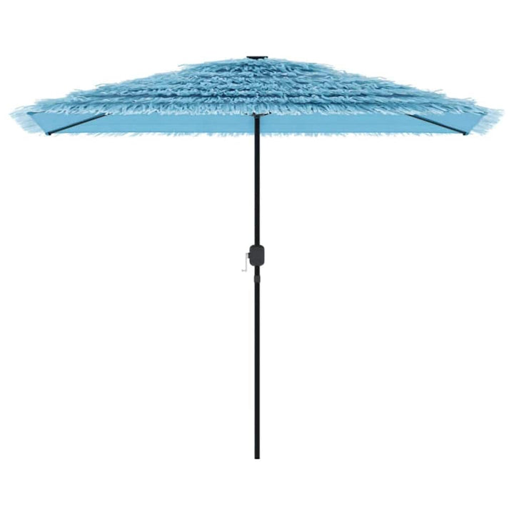 haveparasol med stålstang 300x200x250 cm blå