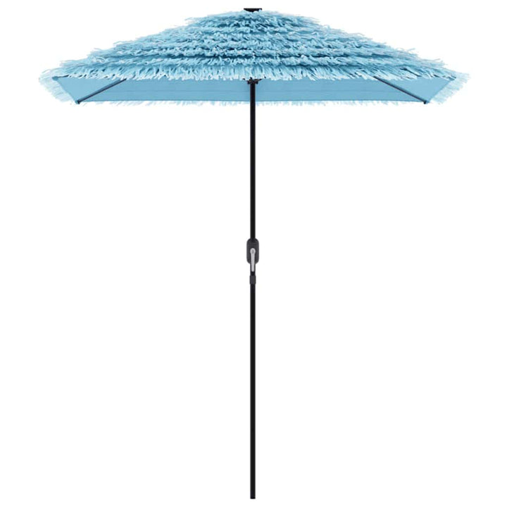 haveparasol med stålstang 300x200x250 cm blå
