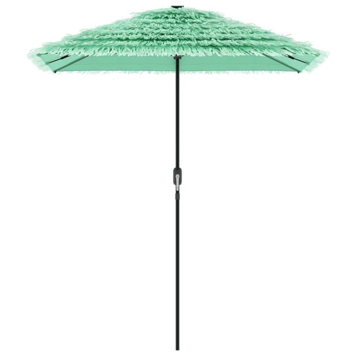 haveparasol med stålstang 300x200x250 cm grøn