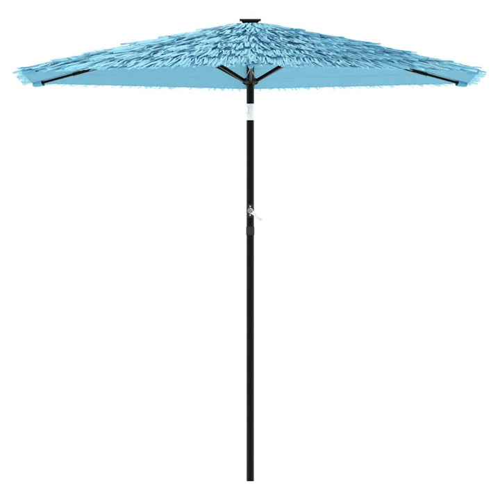 haveparasol med stålstang 268x268x226 cm blå