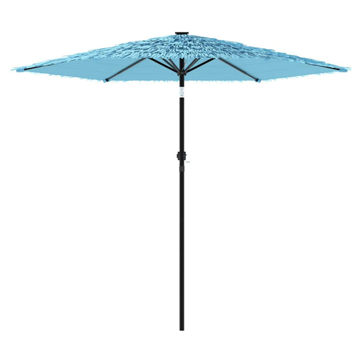 haveparasol med stålstang 268x268x226 cm blå