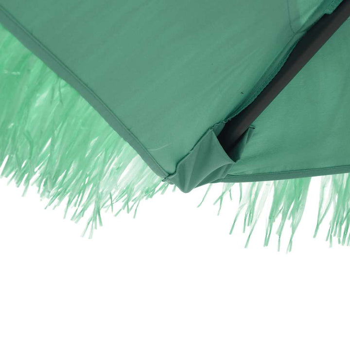 haveparasol med stålstang 268x268x226 cm grøn