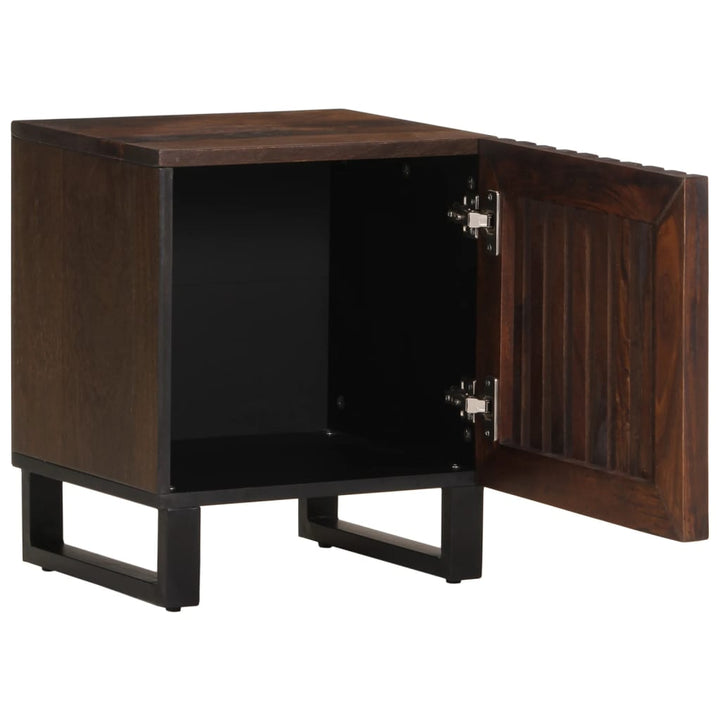 sengeborde 2 stk. 40x34x46 cm massivt mangotræ