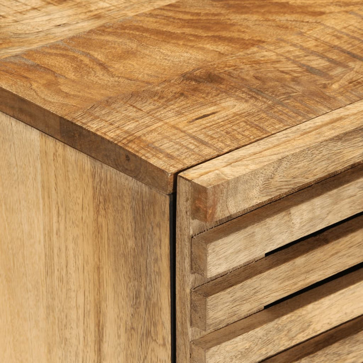 skænk 60x34x75 cm massivt ru mangotræ