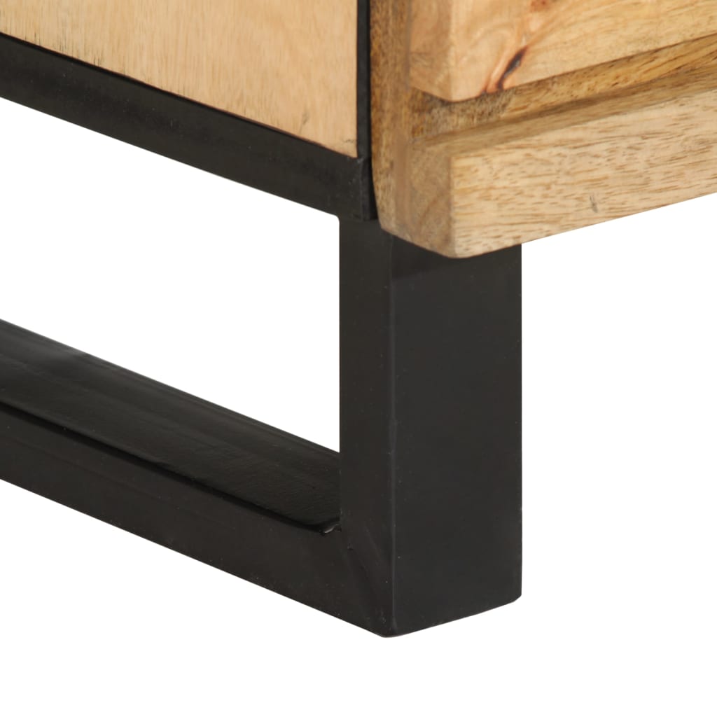 skænk 60x34x75 cm massivt ru mangotræ