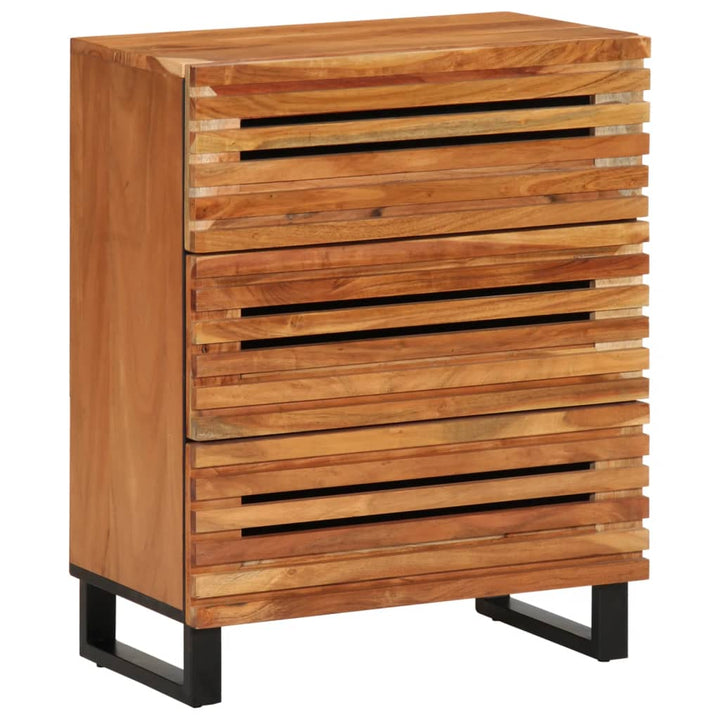 skænk 60x34x75 cm massivt akacietræ