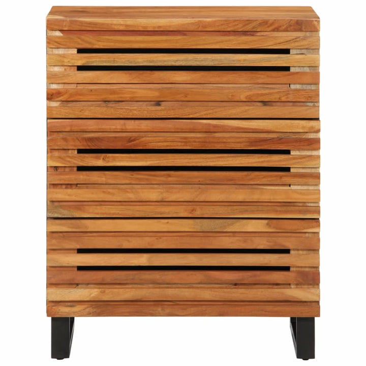 skænk 60x34x75 cm massivt akacietræ