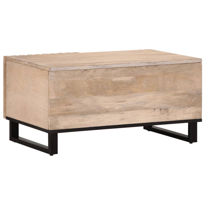 sofabord 80x51x40 cm massivt mangotræ