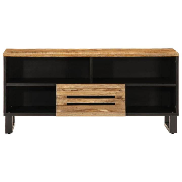 tv-bord 100x34x46 cm massivt ru mangotræ