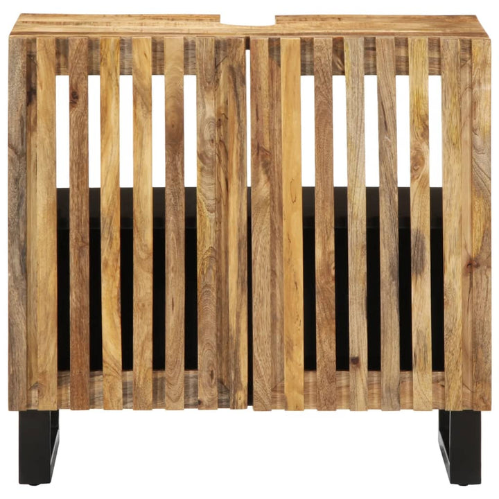 underskab til vask 62x34x58 cm massivt ru mangotræ