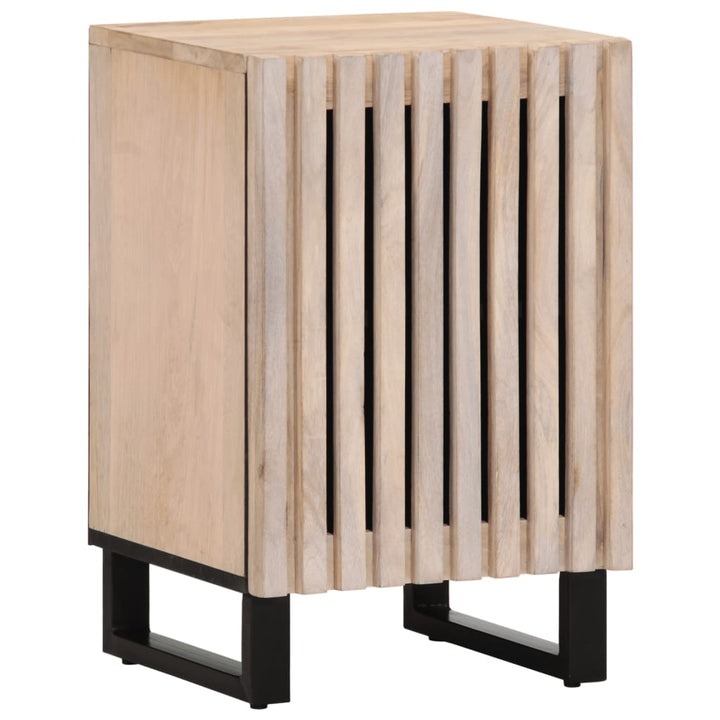 badeværelsesskab 38x34x58 cm massivt mangotræ