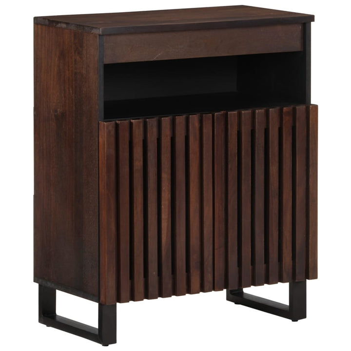 skænk 60x34x75 cm massivt mangotræ brun