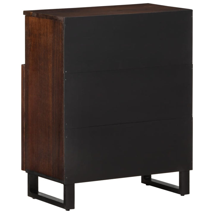 skænk 60x34x75 cm massivt mangotræ brun