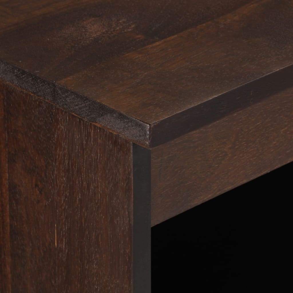 skænk 60x34x75 cm massivt mangotræ brun