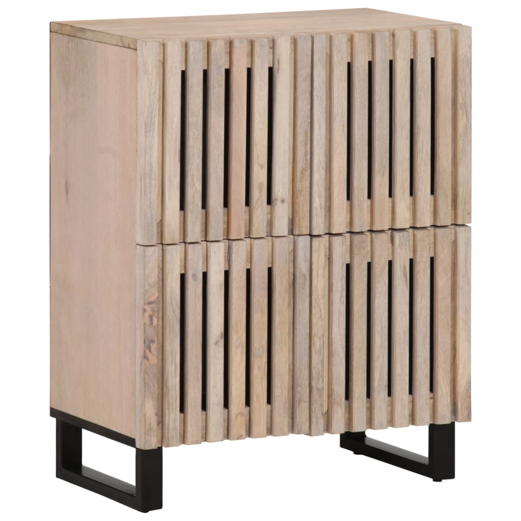 skænk 60x34x75 cm massivt mangotræ